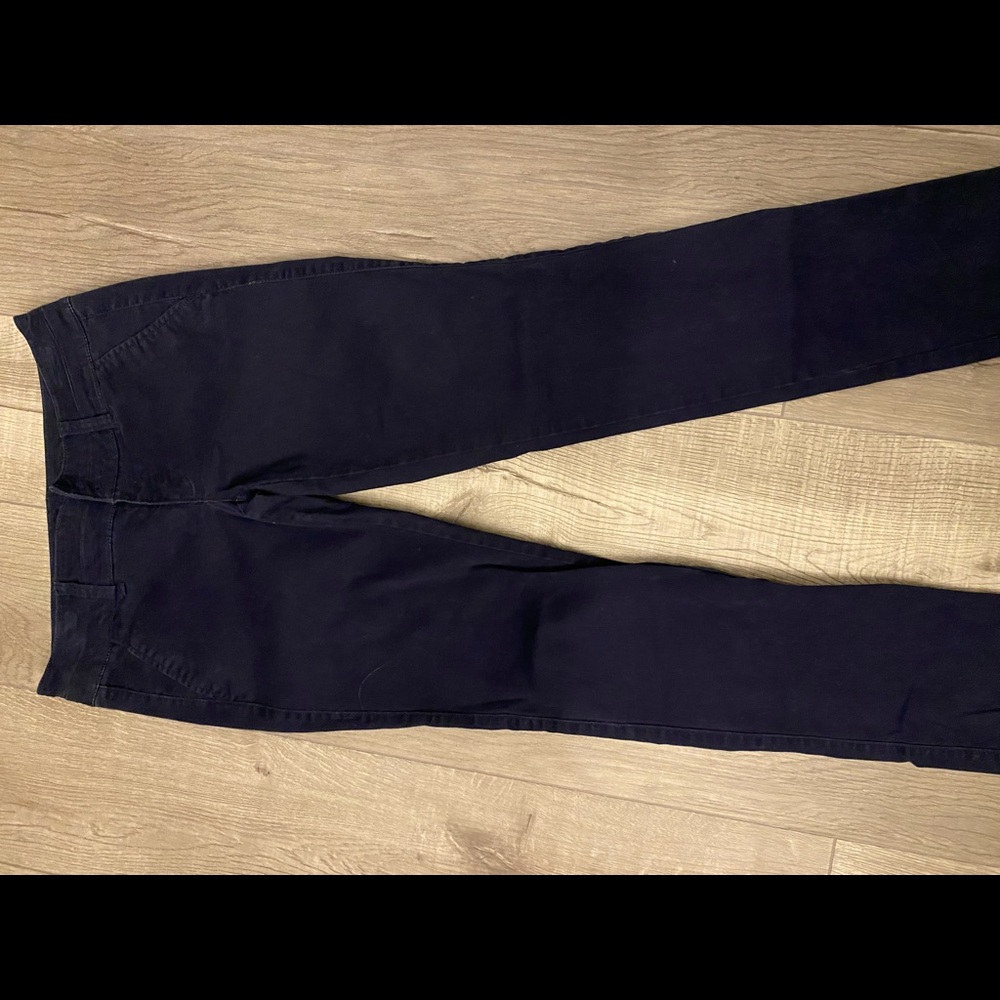 Black skinny stretch pants from American eagle, 0